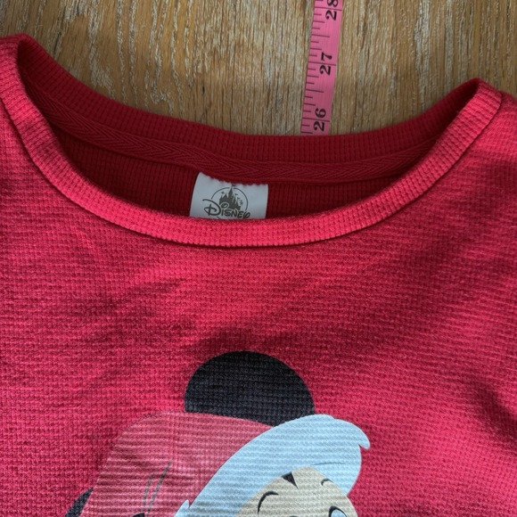 Disney Parks Christmas Long Sleeve Thermal Mickey Mouse Walt Disney World Size M - Picture 12 of 16